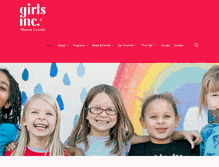 Tablet Screenshot of girlsincwayne.org